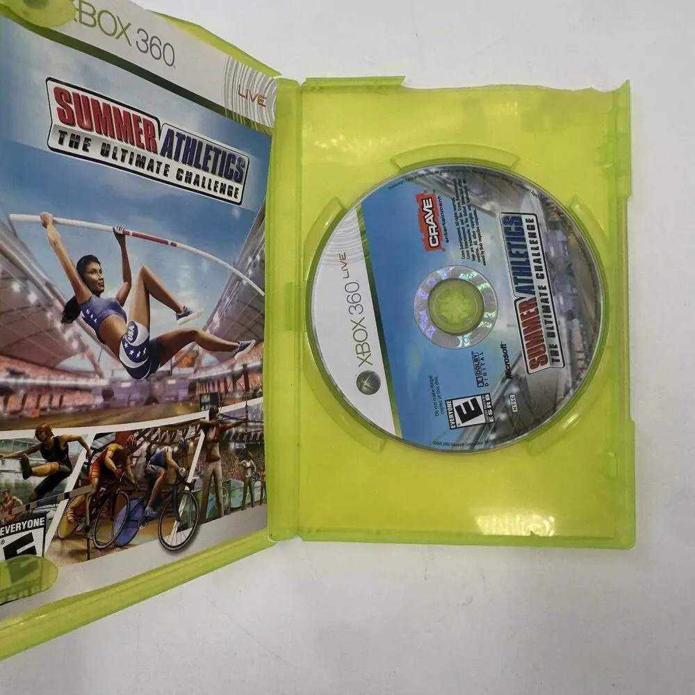 Summer Athletics The Ultimate Challenge Xbox 360, 2008 CIB Tested Fast Shipping